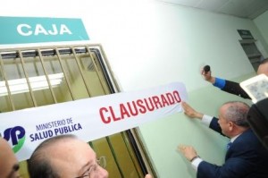 Salud Pública clausura ventanilla para el cobro de cuota de recuperación