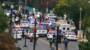 Patrullas policiales fueron desplegadas en el lugar del incidente (Fuente CNN)