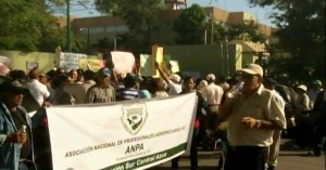 Agrónomos en protesta