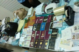 Documentos confiscados