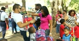 Entrega de juguetes