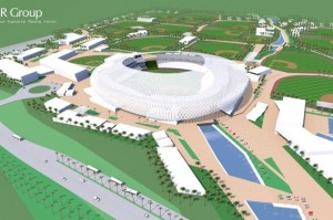 Maqueta del The Latino Baseball Town