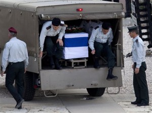 Restos de Ariel Sharon