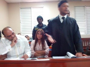Sobeida Félix y abogado