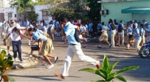Estudiantes de escuela pública