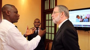 Foto del encuentro suministrada por la Dicom