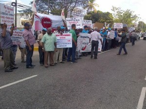 Protesta de trabajadores
