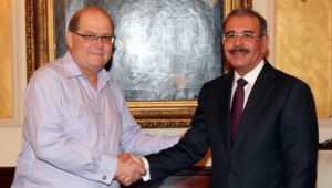 Danilo Medina y Bernardo Álvarez