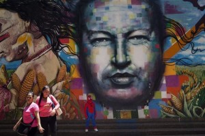 Mural de Hugo Chávez (fuente externa)