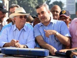 Hipólito y Abinader  (archivo)