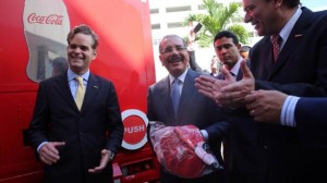Danilo enciende planta de Bepensa (Tomado de @PresidenciaRD)