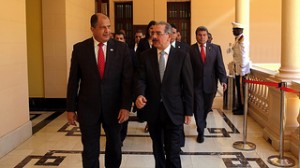 Luis Guillermo Solís y Danilo Medina