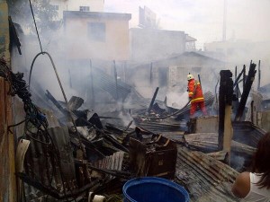Incendio en Los Próceres