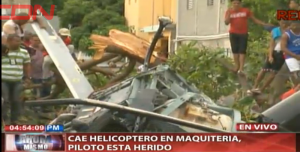 Cae helicoptero