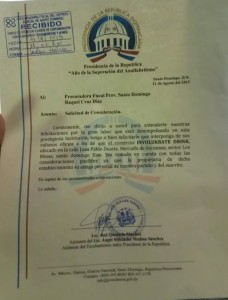 Supuesta carta asistente de hermano DM a fiscal circula en redes sociales