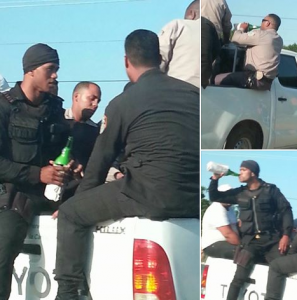 PN confirma detención de 11 agentes que tomaban alcohol uniformados en SFM