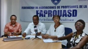 FAPROUASD recibe propuesta del Consejo Universitario para detener paro