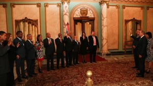 Presidente Medina juramenta Consejo Regentes Universidad UTECO