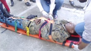 Cabo del Ejército se accidenta en avenida Los Próceres