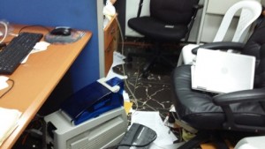 Roban computadoras y otros equipos en Colegio de Abogados