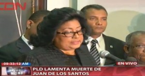 PLD lamenta muerte de alcalde Juan de los Santos
