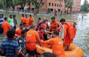 Sur de la India devastado por lluvias torrenciales que constituyen desastre natural