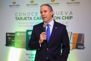 Presidente Banco Caribe afirma entidad se fortalece en tarjetas de crédito