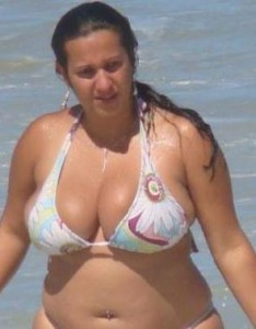 Mujer en sobrepeso