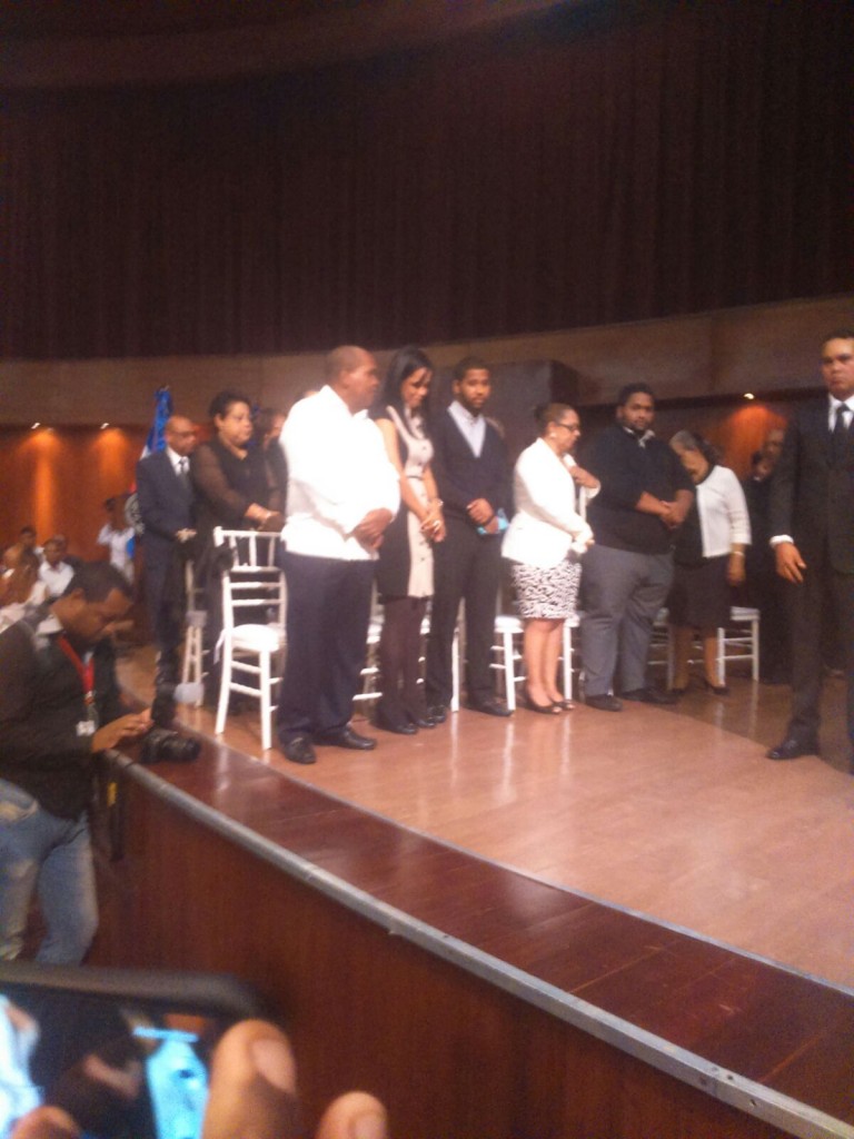 Familiares de Mateo Aquino Febrillet en la UASD