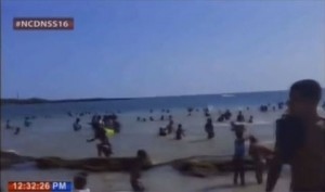 Munícipes SPM disfrutan de Playa El Muerto este Sábado Santo