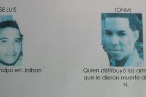 PN identifica y da a conocer fotografías de presuntos matadores de raso 