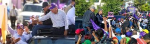 Danilo y Leonel estuvieron muy activos este fin de semana
