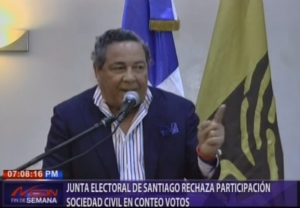 Junta Electoral de Santiago rechaza participación sociedad civil en conteo votos 