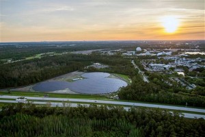 Disney devela centro de energía solar con forma de Mickey 