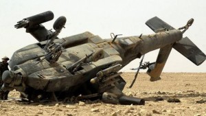 Helicóptero se estrella en aeropuerto de Siria 