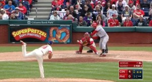 Rojos de Cincinnati propinan paliza a Filis de Filadelfia