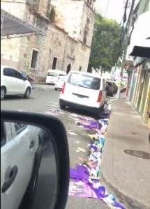 Cierre de campaña del PLD deja gran cúmulo de basura  