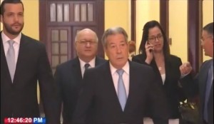 Empresarios plantean a presidente Medina necesidad de trabajar en temas pendientes