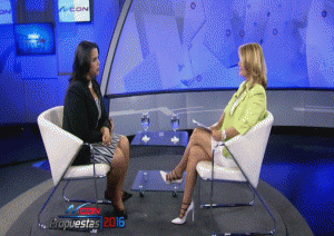 Minou Tavárez explica propuestas de gobierno en programa especial conducido por periodista Nuria Piera