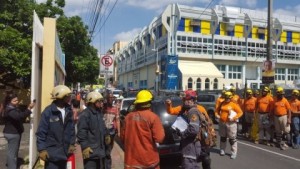 Organismos de socorro presentes en simulacro de terremoto Villa Juana