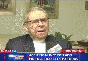 Agripino reunirá a partidos para hablar de Ley de Partidos 