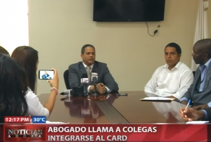 Abogado llama a colegas integrarse al CARD