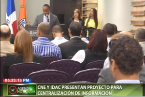 CNE y IDAC presentan proyecto para centralización de información  