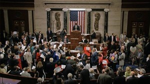 Demócratas piden control armas con sentada en el Congreso EEUU