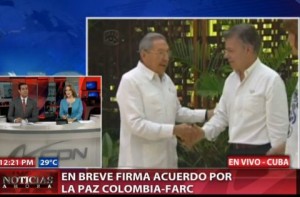El gobierno de Colombia y las FARC firman el acuerdo definitivo de paz