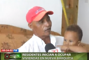 Continúa traslado de familias a la Nueva Barquita