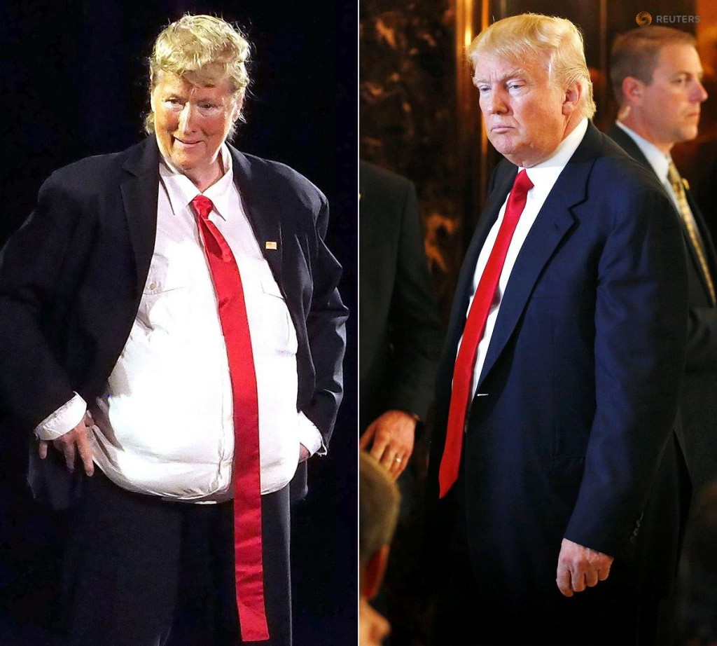 Meryl Streep se trasforma en Donald Trump