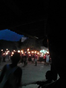 Realizan marcha en El Limón de Samaná por inconformidad con resultados electorales 