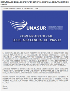 oea unasur