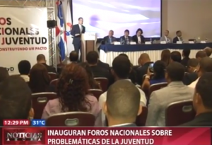Inauguran foros nacionales sobre problemáticas de la juventud